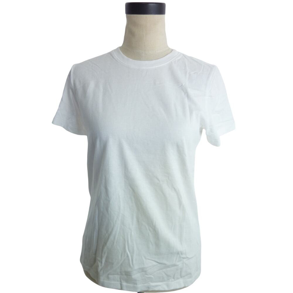 NWOT Everlane White Organic Cotton Short Sleeve Crew Shirt Top S